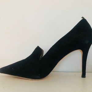 Boden Suede Black Heels size 37 (EU) or 6.5 to 7 (US)